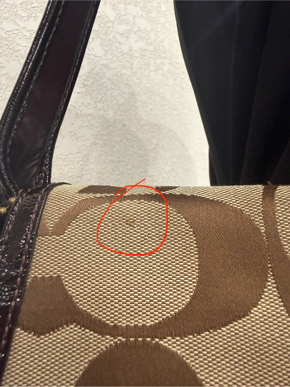 Coach Signature Canvas Shoulder Bag in Tan and Brown - Picture 12 of 12